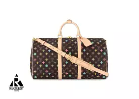 Louis Vuitton By Tyler The Creator Keepall Bandouliere 50 Chocolate Craggy Monogram