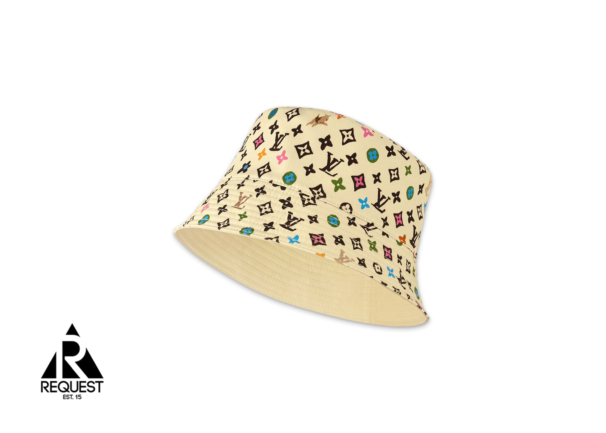 Louis Vuitton By Tyler The Creator Monogram Craggy Reversible Bucket Hat Beige