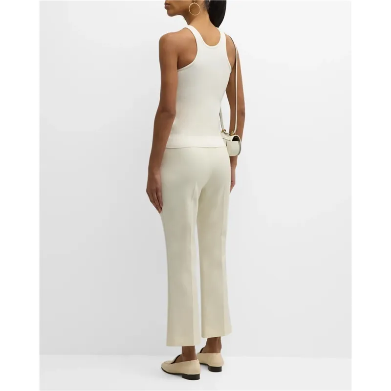 MaxMara  |Halter neck top in vanisé wool