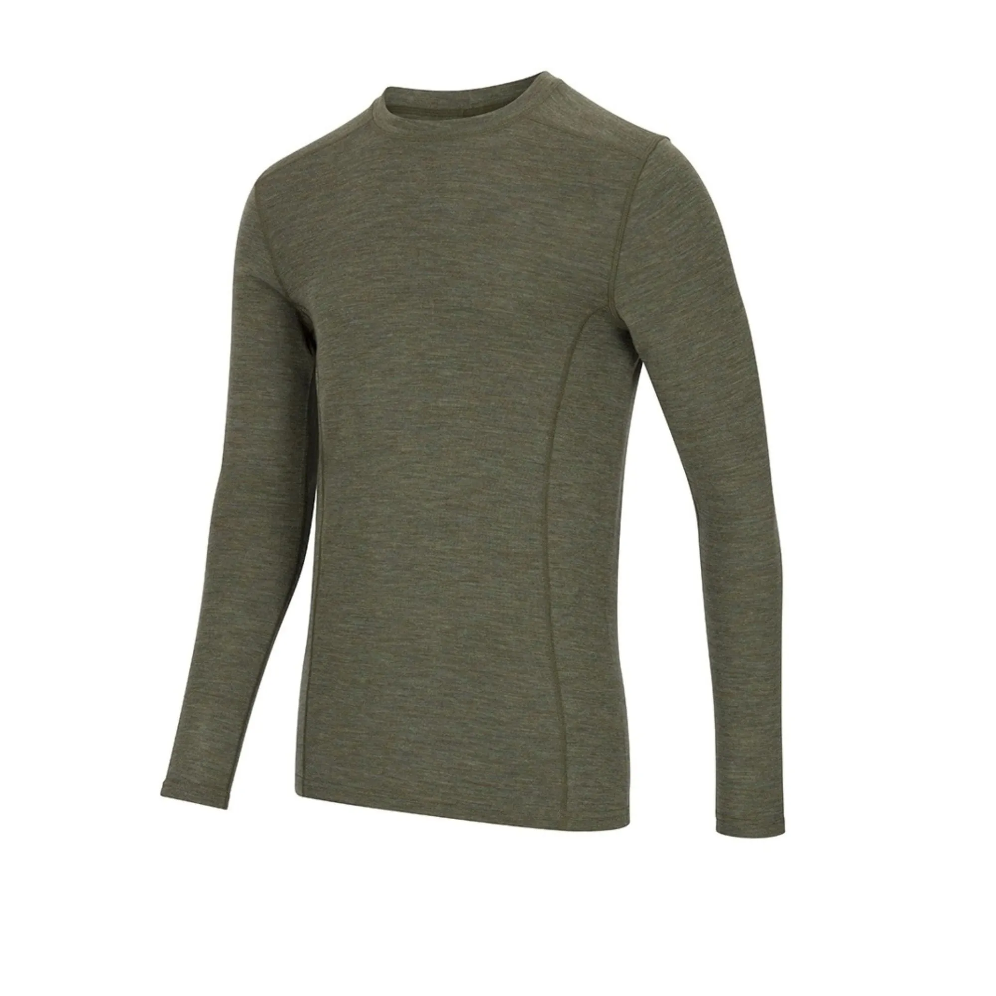 Mens Merino Wool Long Sleeved Base Layer Top