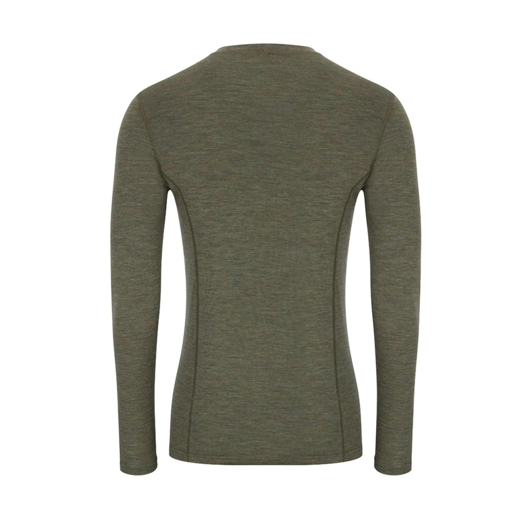 Mens Merino Wool Long Sleeved Base Layer Top