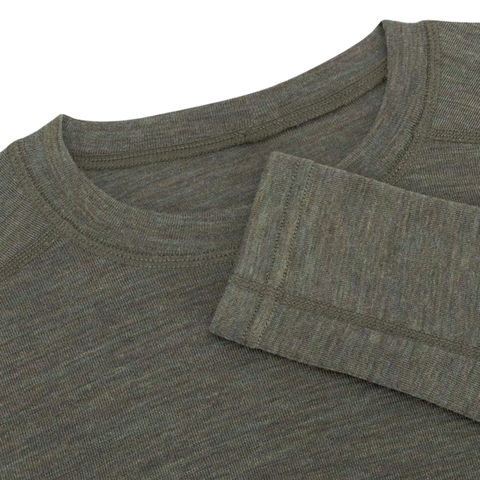 Mens Merino Wool Long Sleeved Base Layer Top