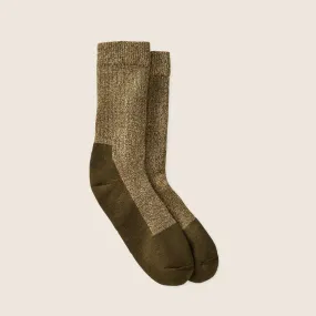 Olive Deep Toe Capped Socks 97643