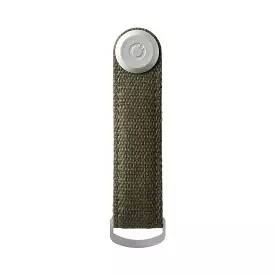 OrbitKey 2 Canvas - Olive with Olive Stitching