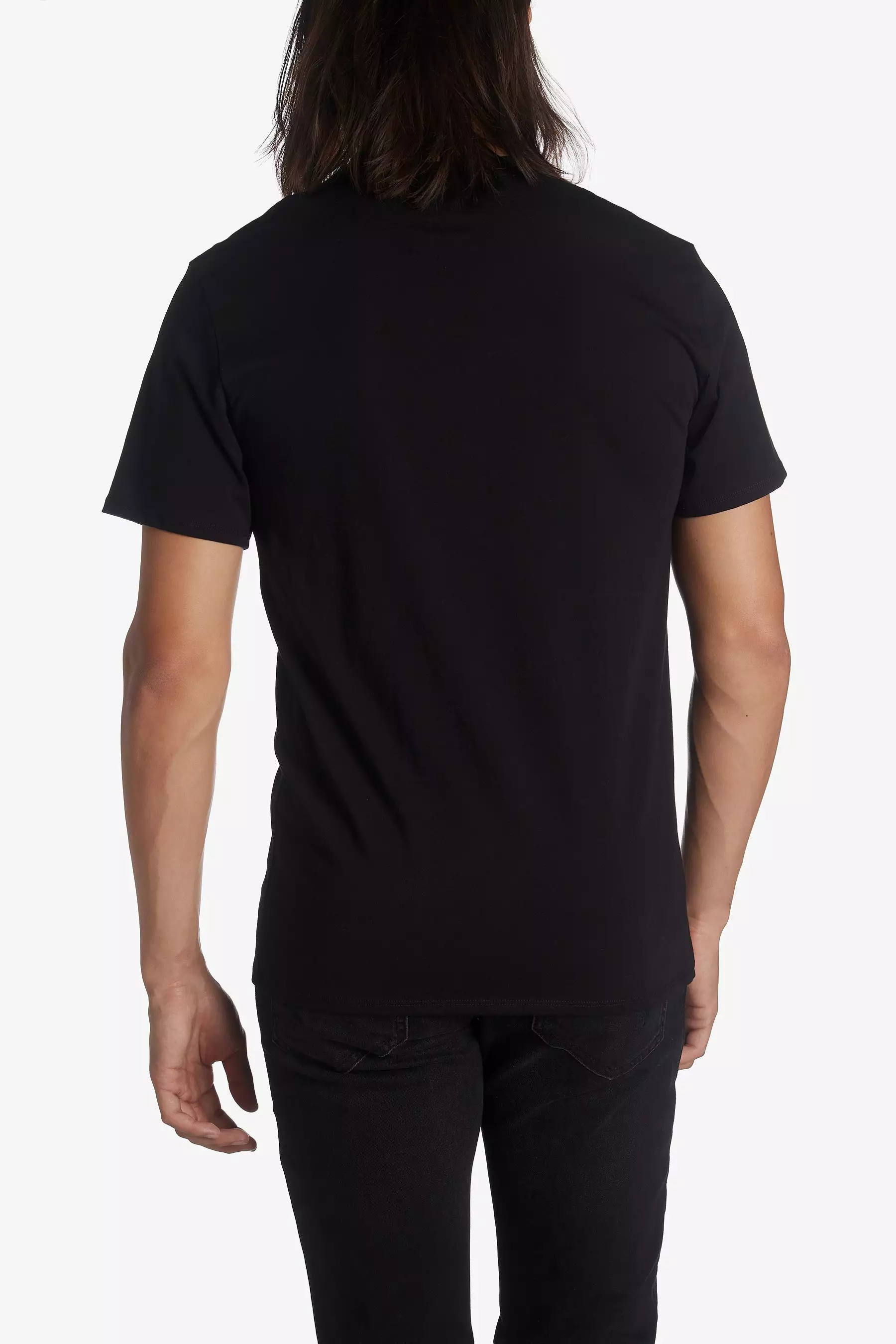 Outline Karl Character Short Sleeve Crew Neck T-Shirt