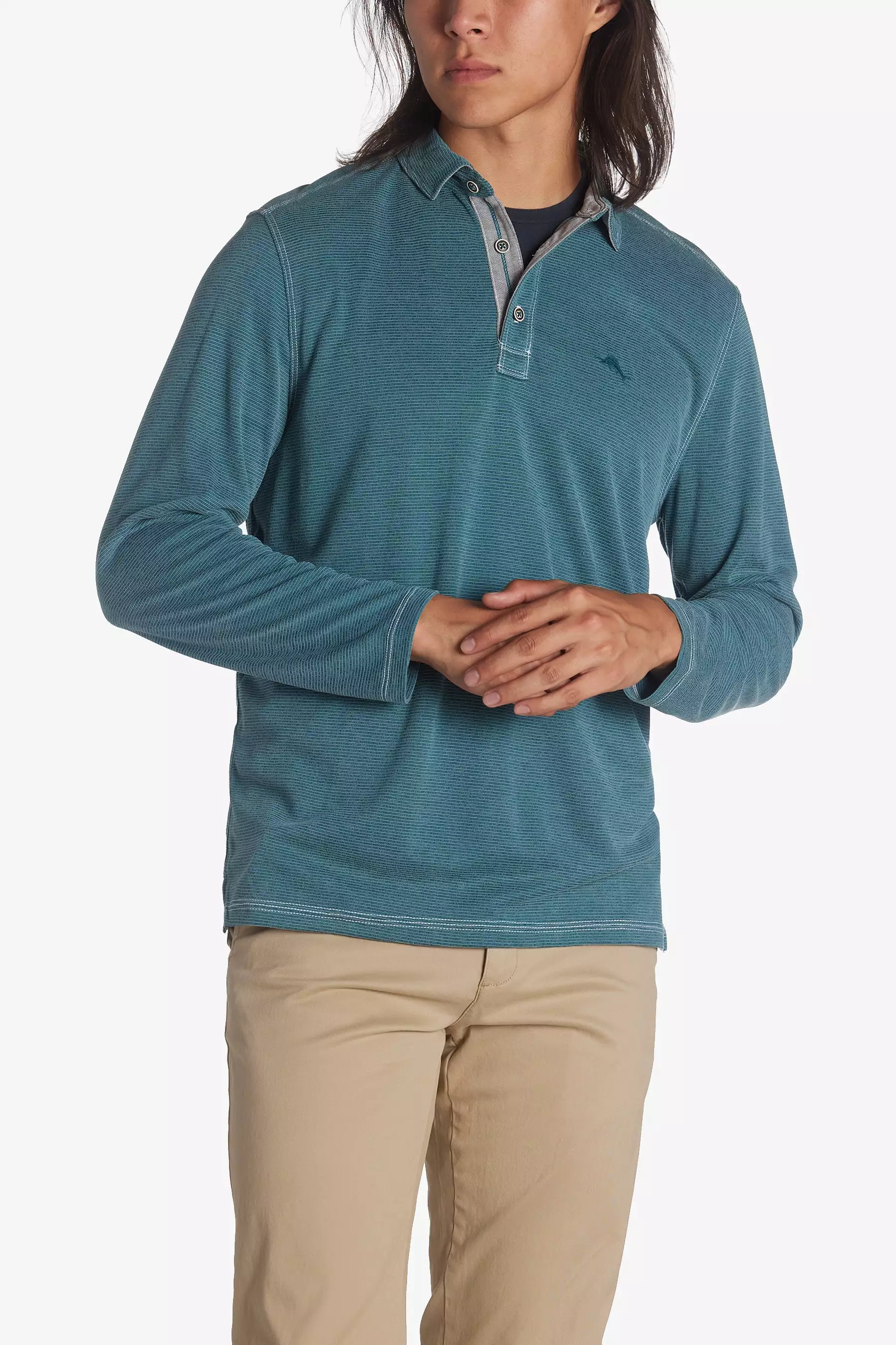 Paradise Cove Long Sleeves Polo T-Shirt