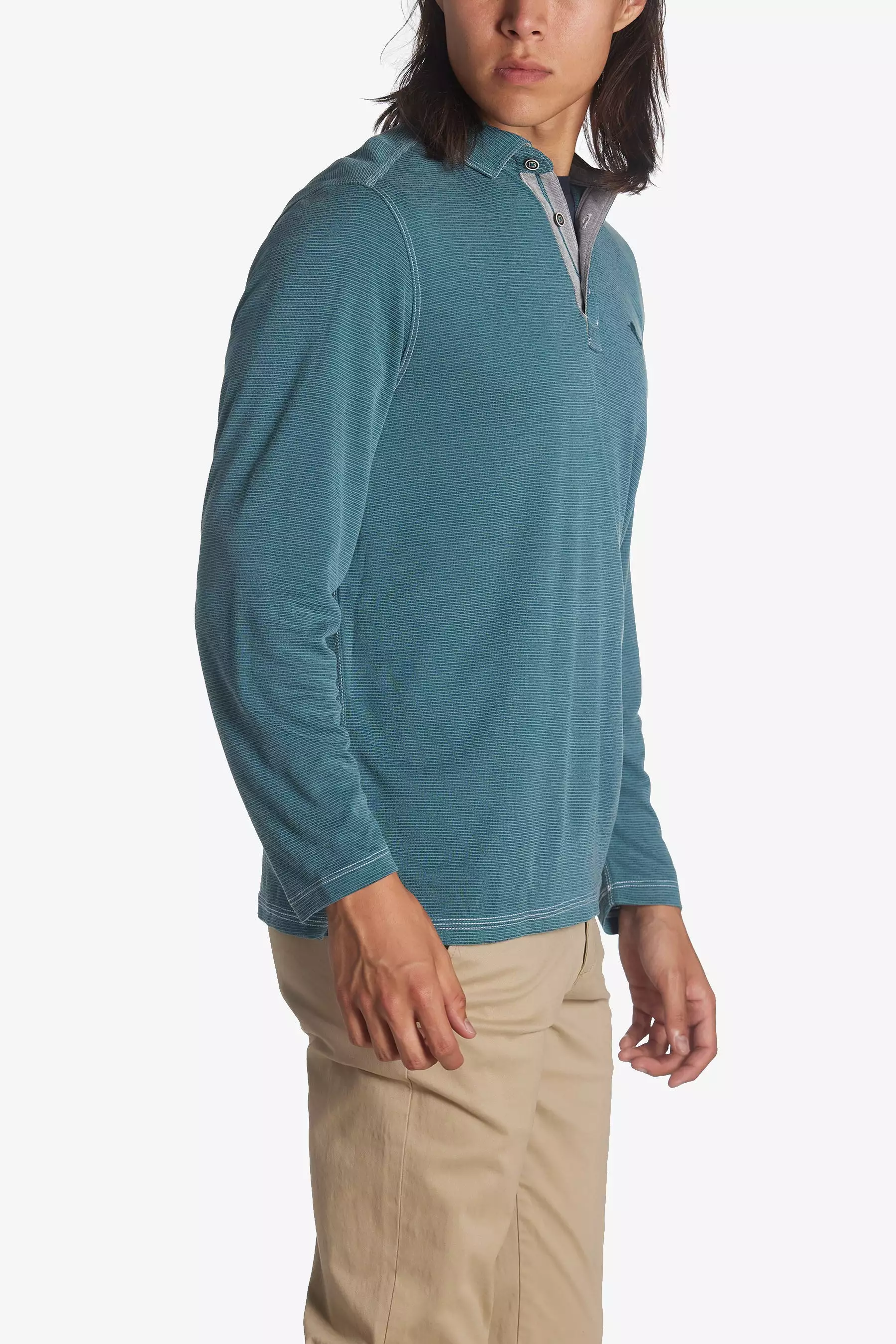 Paradise Cove Long Sleeves Polo T-Shirt