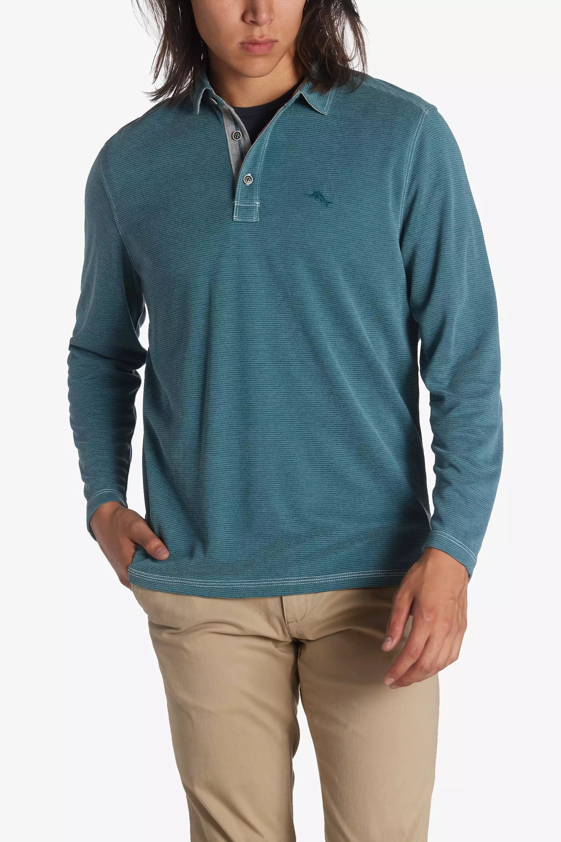 Paradise Cove Long Sleeves Polo T-Shirt