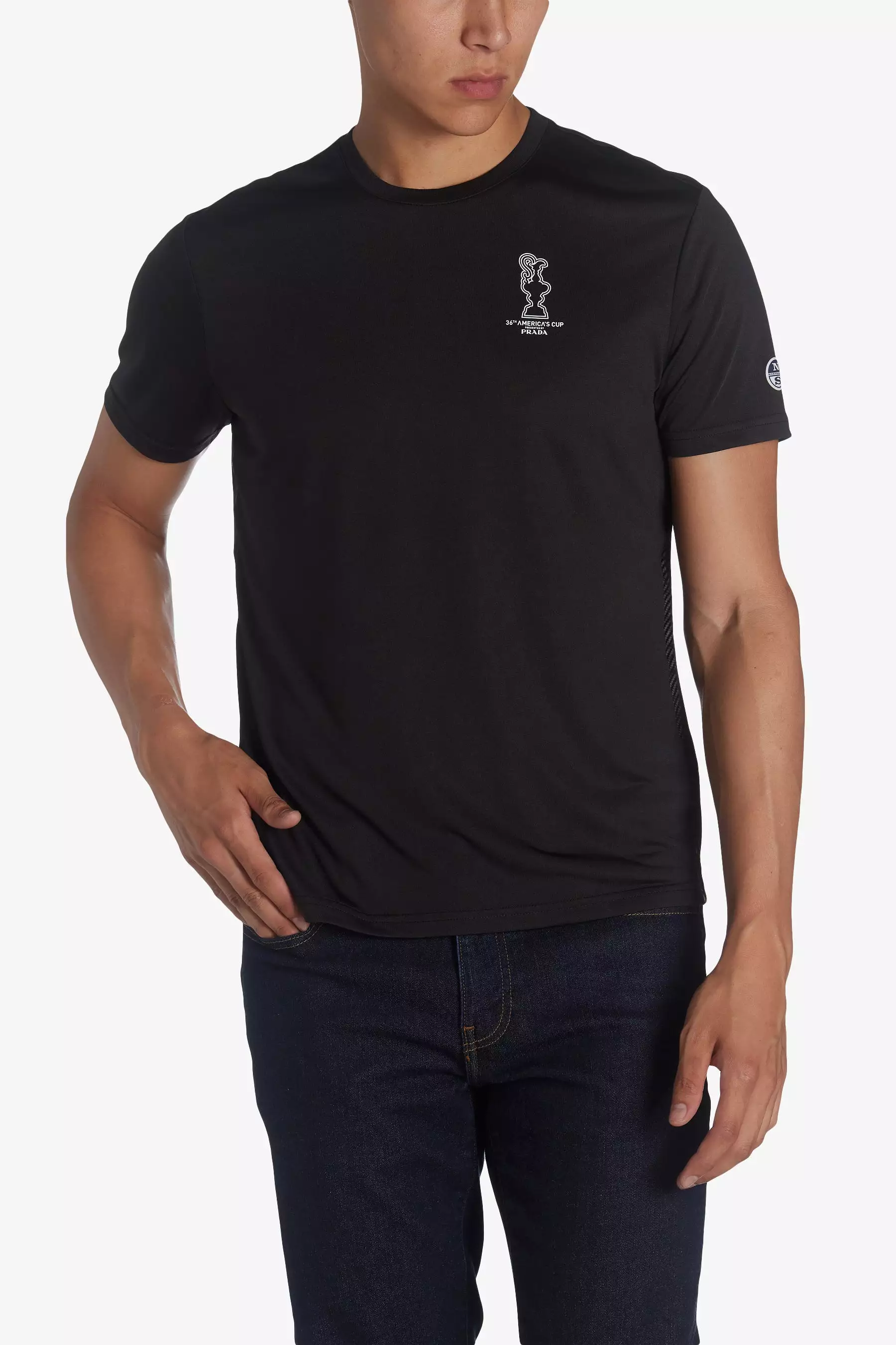 Prada X North Sails Crew Neck T-Shirt