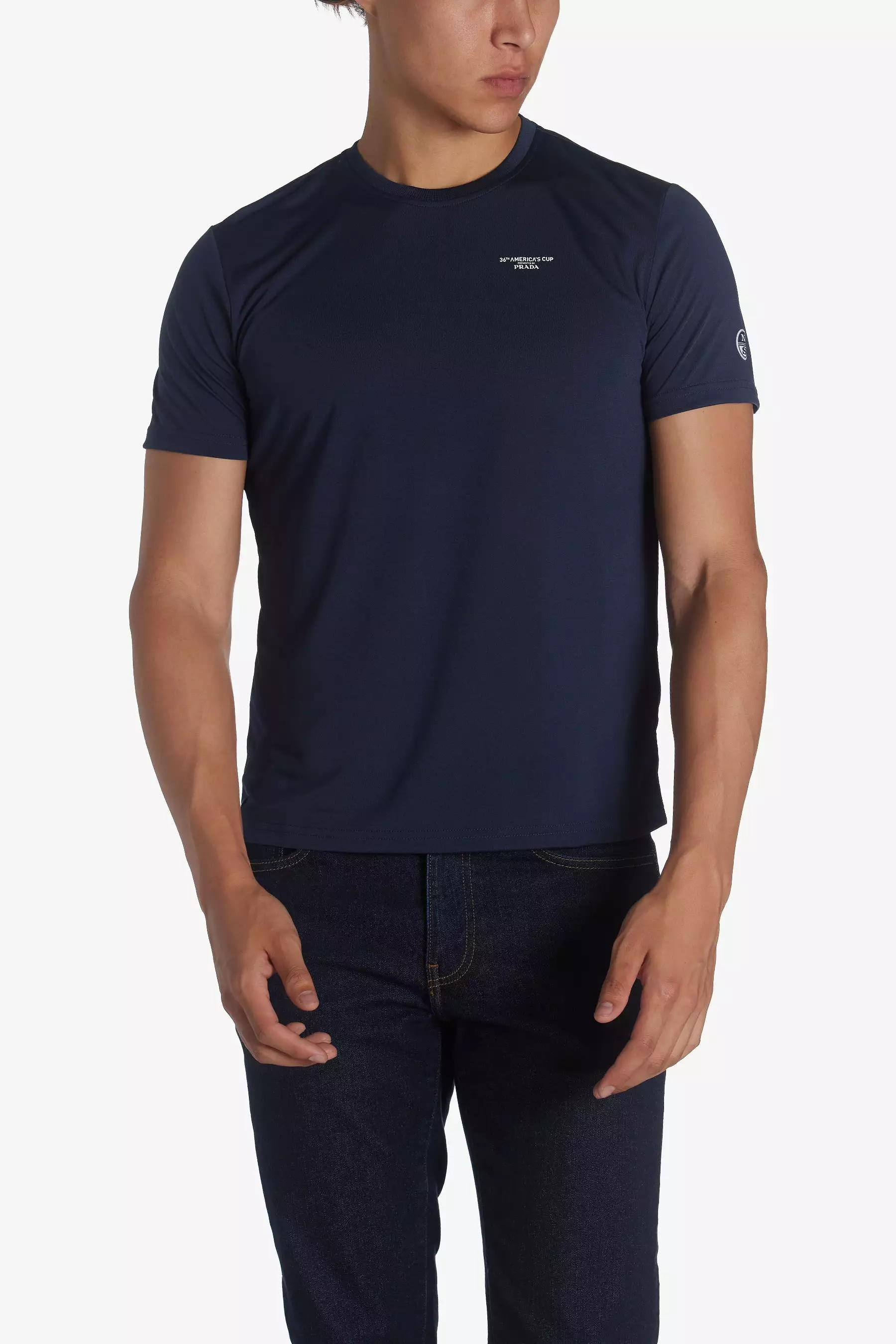 Prada X North Sails Crew Neck T-Shirt