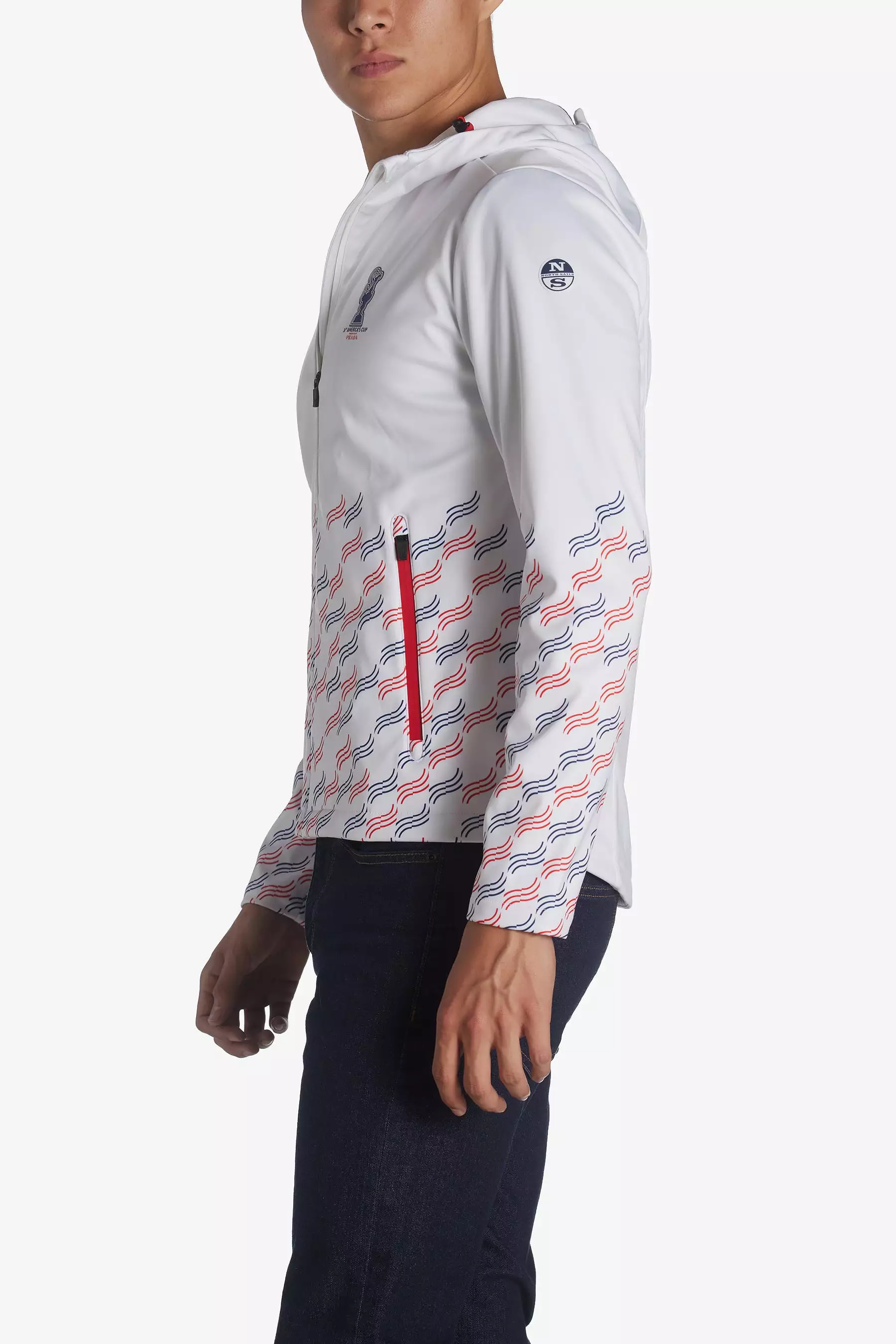 Prada X North Sails Zip Up Jacket