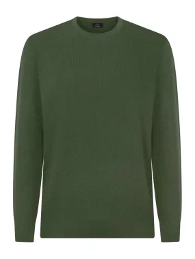 Pull  girocollo in filato Sport Wool - Army