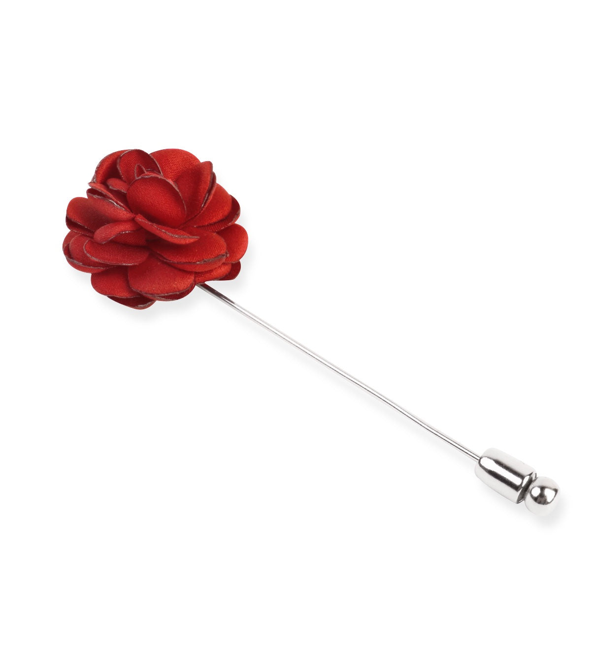 Red Edged Petal Lapel Pin