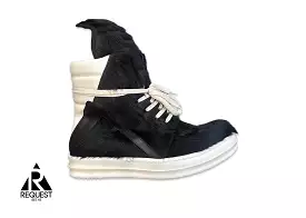 Rick Owens Geobasket Black Pony Hair