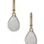 Stone Teardrop Earrings