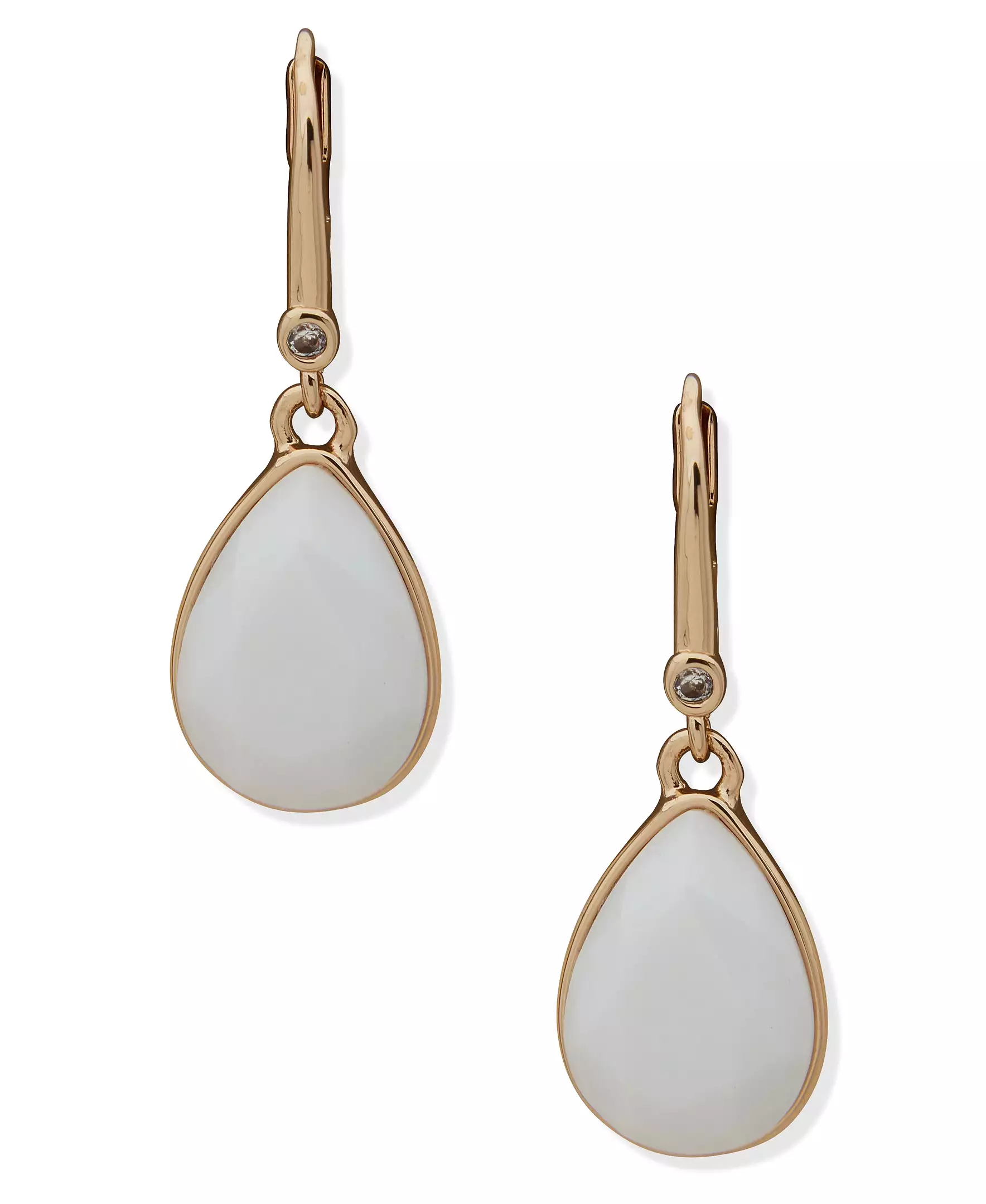 Stone Teardrop Earrings