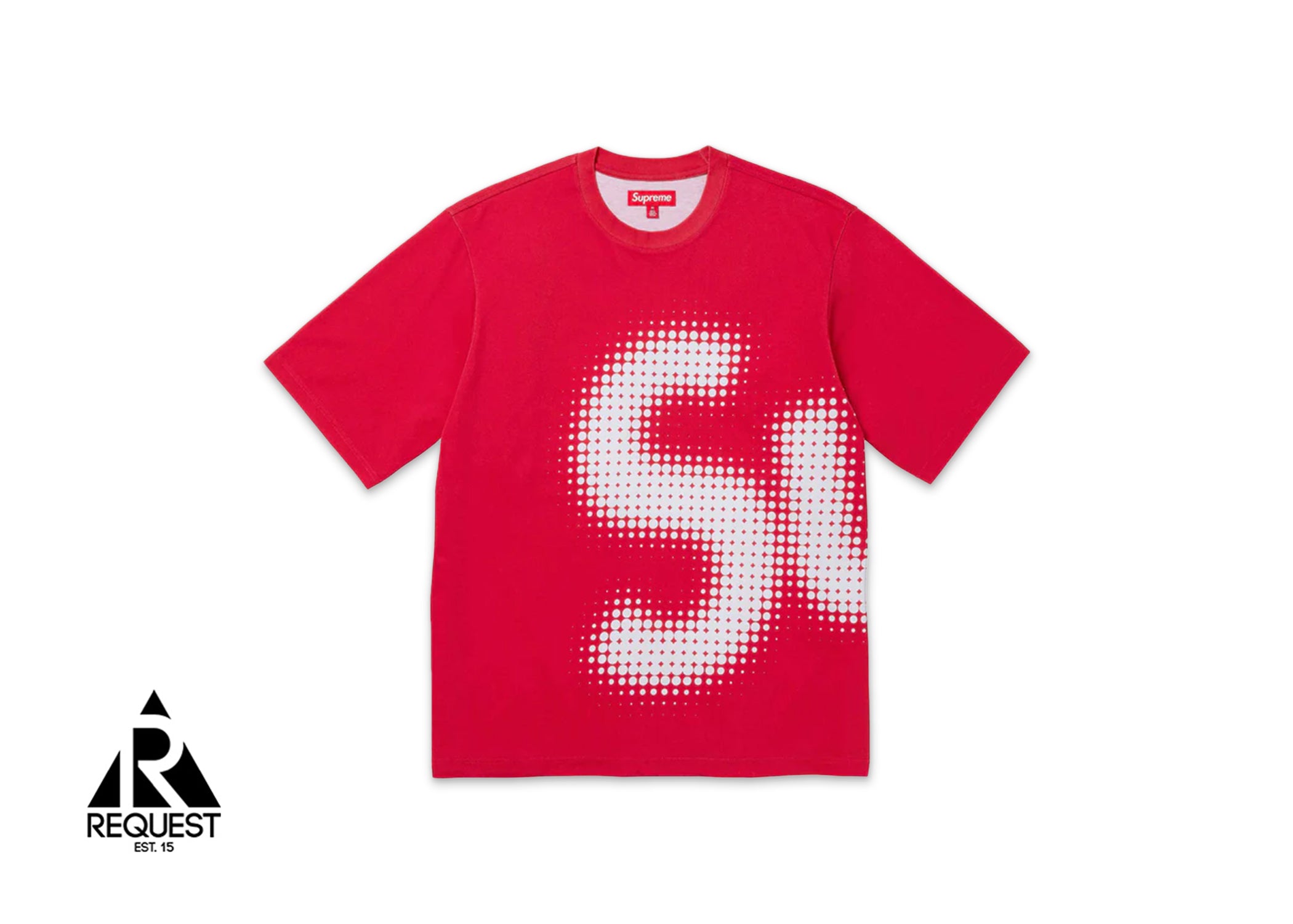 Supreme Halftone S/S Top “Red”