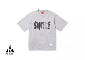 Supreme Old English S/S Top “Heather Grey”