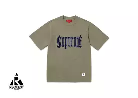 Supreme Old English S/S Top “Olive”