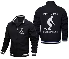 Veste De Pétanque Personnalisée, J'peux Pas J'ai Pétanque, Cadeau Idéal Bouliste - CT07092361