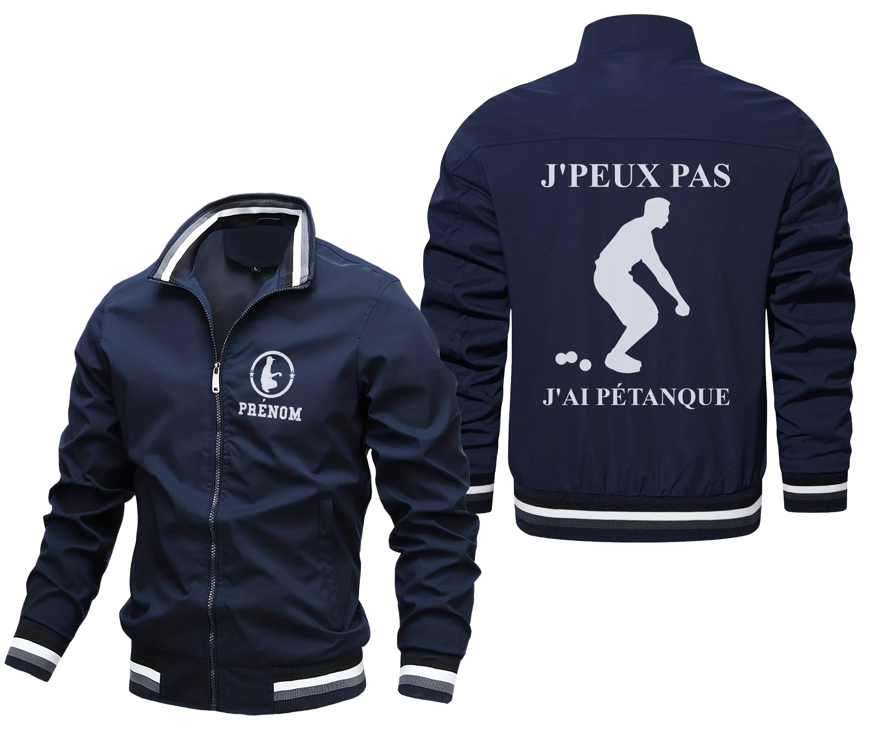 Veste De Pétanque Personnalisée, J'peux Pas J'ai Pétanque, Cadeau Idéal Bouliste - CT07092361