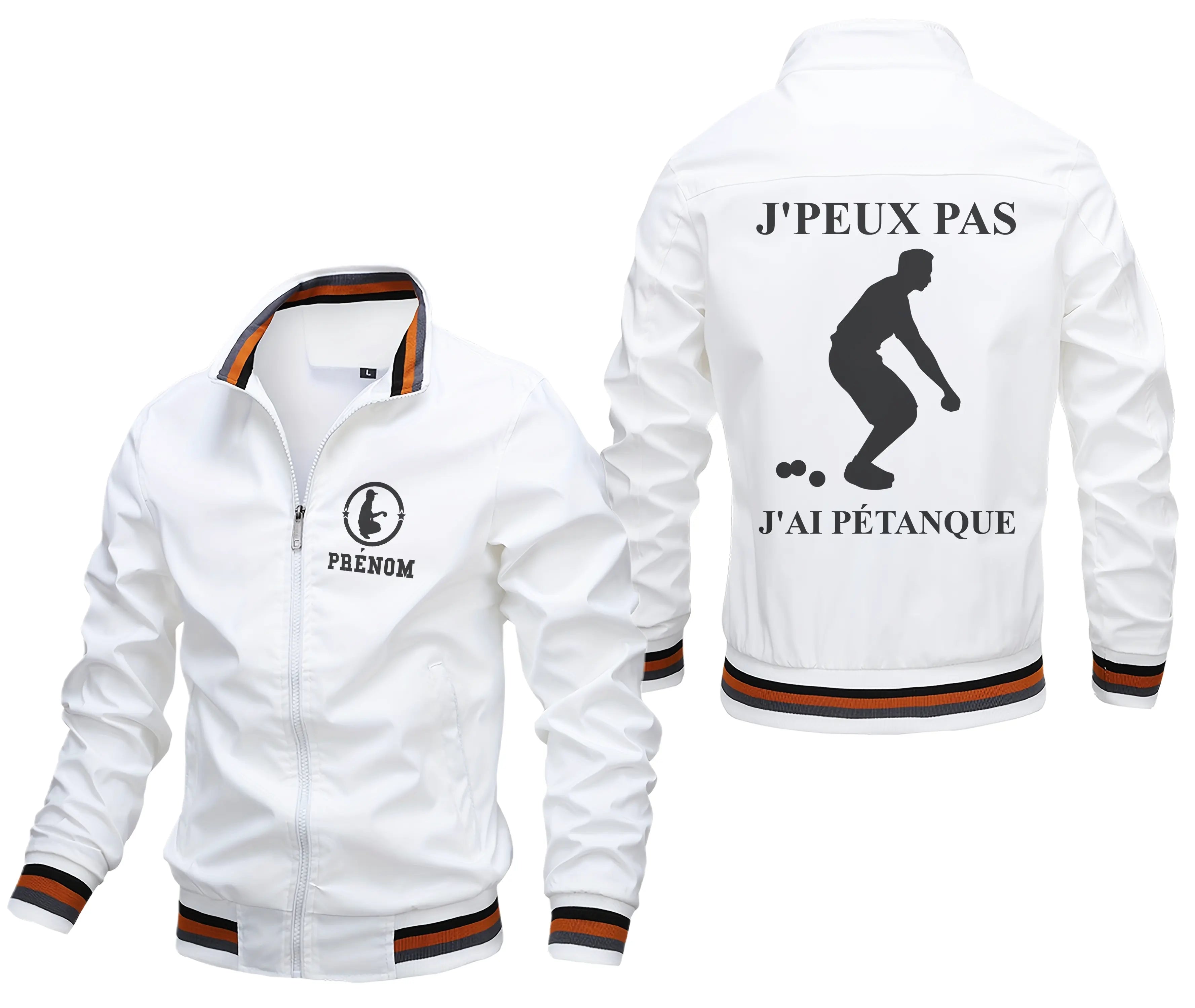 Veste De Pétanque Personnalisée, J'peux Pas J'ai Pétanque, Cadeau Idéal Bouliste - CT07092361