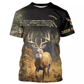 Vêtements Chasse Du Cerf, Deer Hunting, Cadeau Personnalisé Pour Chasseurs - CT18102304