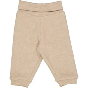 Wool Fleece Trousers - khaki melange